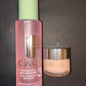 Clinique Pink Clarifying Lotion and Cream Moisturizer Duo